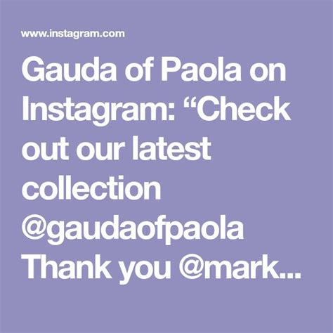 Gauda Of Paola .